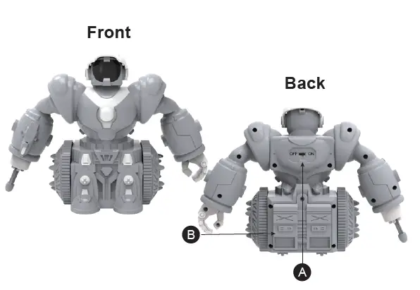 Zeeva 138403-00 Dartbot Bluetooth App Controlled Robot with Dart Shooter fig-1