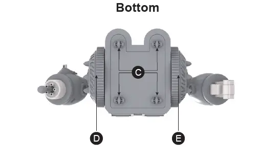 Zeeva 138403-00 Dartbot Bluetooth App Controlled Robot with Dart Shooter fig-2