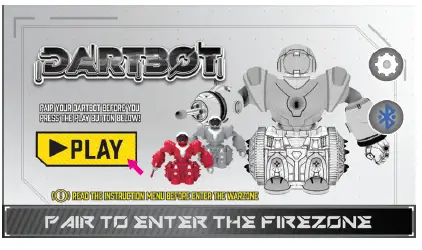 Zeeva 138403-00 Dartbot Bluetooth App Controlled Robot with Dart Shooter fig-8