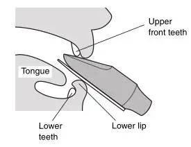 Yamaha YDS-150 Digital Saxophone - Mouth Shape