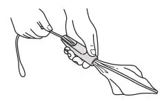 Yamaha YDS-150 Digital Saxophone - Use a cleaning swab