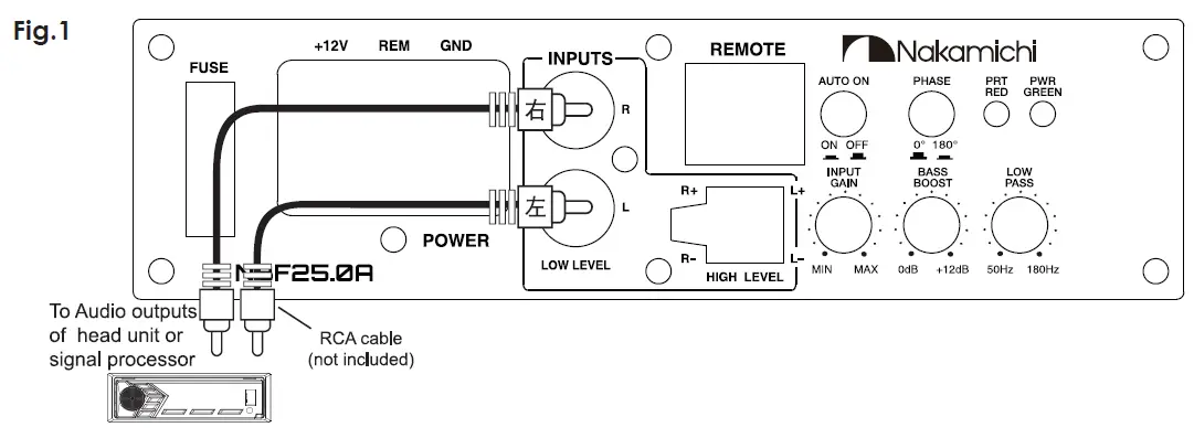 Nakamichi NBF25.0A 10 Inch Full Aluminum Active Subwoofer fig 3