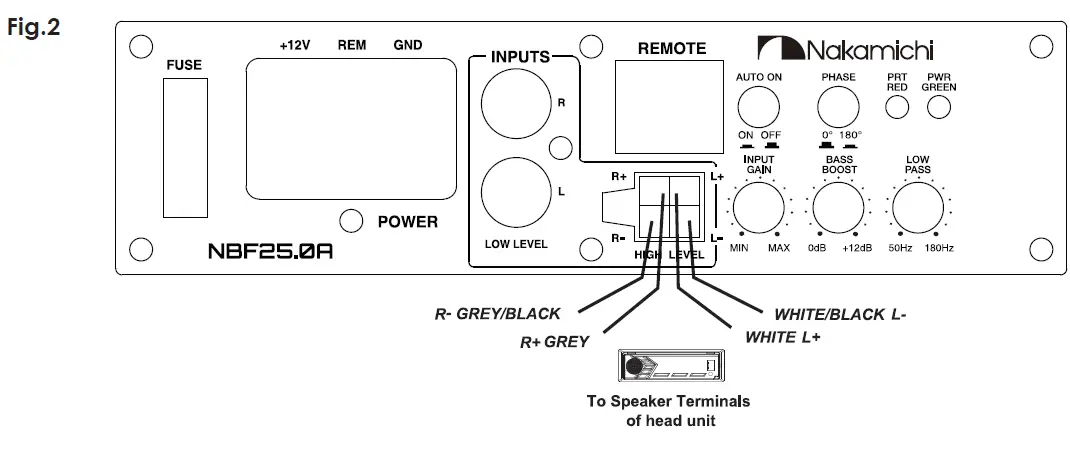 Nakamichi NBF25.0A 10 Inch Full Aluminum Active Subwoofer fig 4
