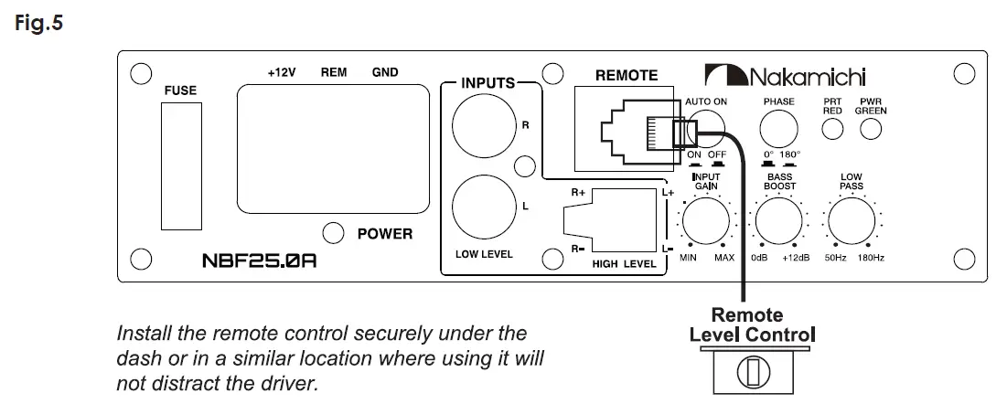 Nakamichi NBF25.0A 10 Inch Full Aluminum Active Subwoofer fig 7