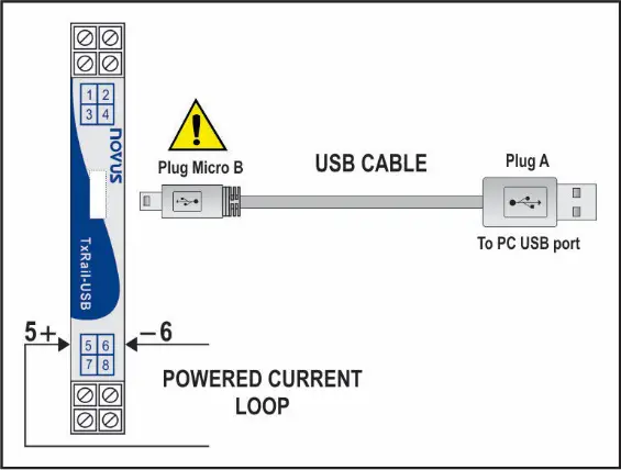 novus-TxRail-USB-Software-Configurable-DIN-Rail-Mount-Temperature-Transmitter-FIG-2