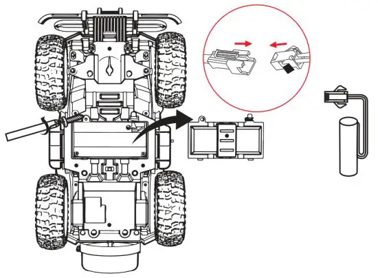 DEERC DE42 Remote Control Car Toy - Contro