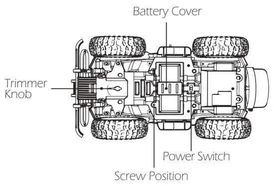 DEERC DE42 Remote Control Car Toy - Control Car