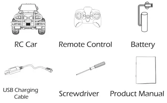 DEERC DE42 Remote Control Car Toy - Control Car T