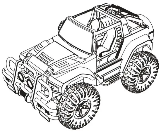 DEERC DE42 Remote Control Car Toy - Control Car Toy