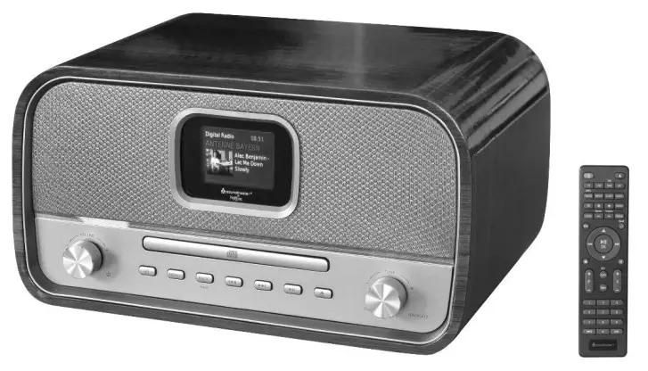 soundmaster DAB970 Wooden Retro Powerful Speaker