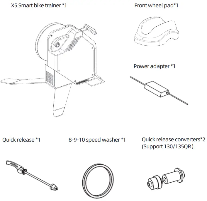 ThinkRider X5 Neo Smart Bike Trainer - fig
