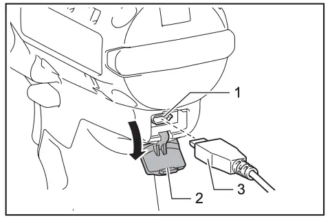 Changing the parameter setting on the computer