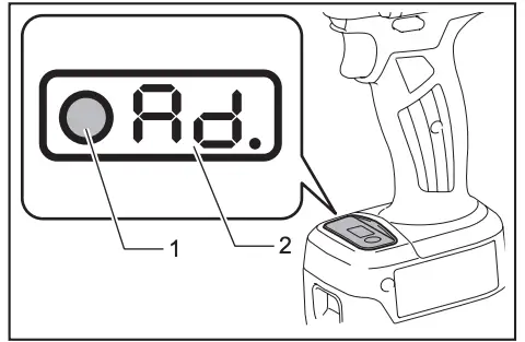 Changing the parameter setting on the tool