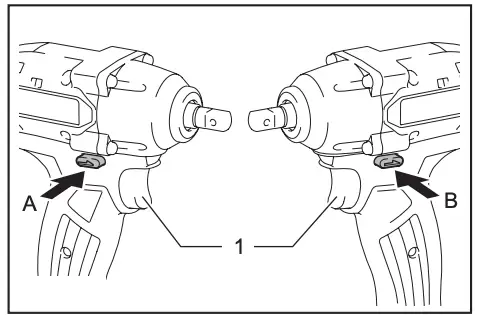 Reversing switch action