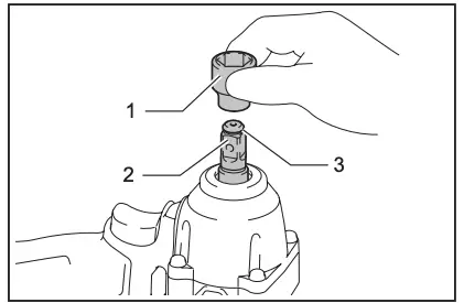 Tool with the ring spring