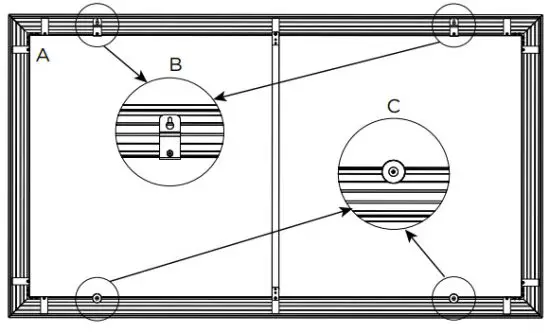 dragonfly ALR 120 120 Inch Projection Screen - . Mounting