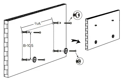 dragonfly ALR 120 120 Inch Projection Screen - .For Drywall