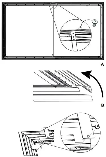 dragonfly ALR 120 120 Inch Projection Screen -Brackets and Frame Bezels