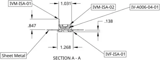 Ivani IV-ISA-01 Intelligent Sensor Array Accessory Dimensions H