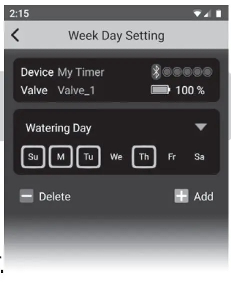 menor 93015 1 2 & 4 Zone Bluetooth Water Timers 4