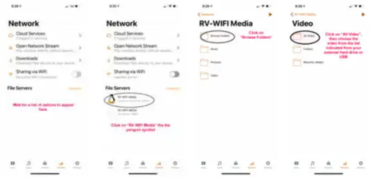 RV Wi-Fi Portable Wifi Internet for Caravans & Motorhomes Router - prompts 1