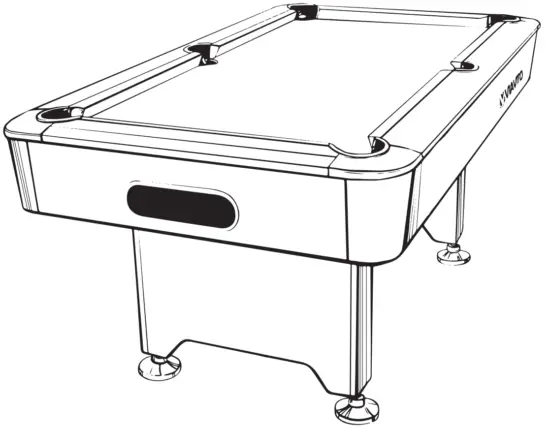 VIAVITO PT200 6FT Pool Table