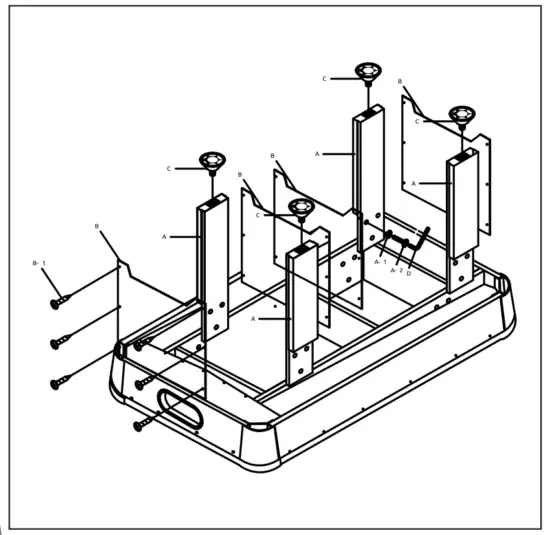 VIAVITO PT200 6FT Pool Table - fig 6