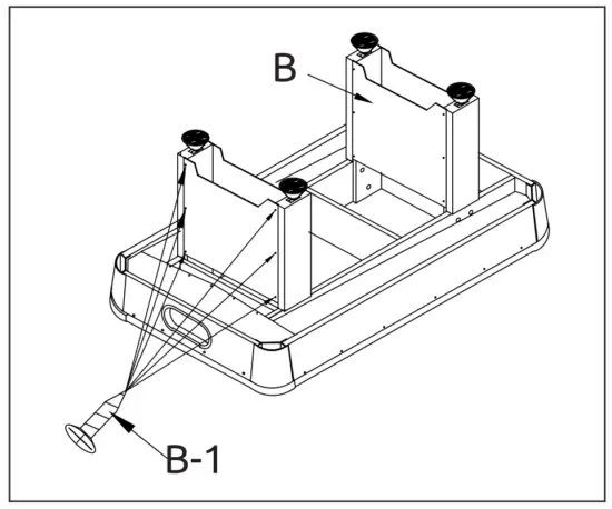 VIAVITO PT200 6FT Pool Table - fig2