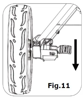 COSTWAY-. SP37606 -3 Wheel -Steel- Golf- Push- Cart -Trolly -9
