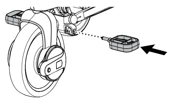 FIG 25 Footrest mode