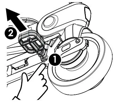 FIG 26 Footrest mode