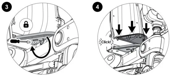 FIG 34 Safety harness installation