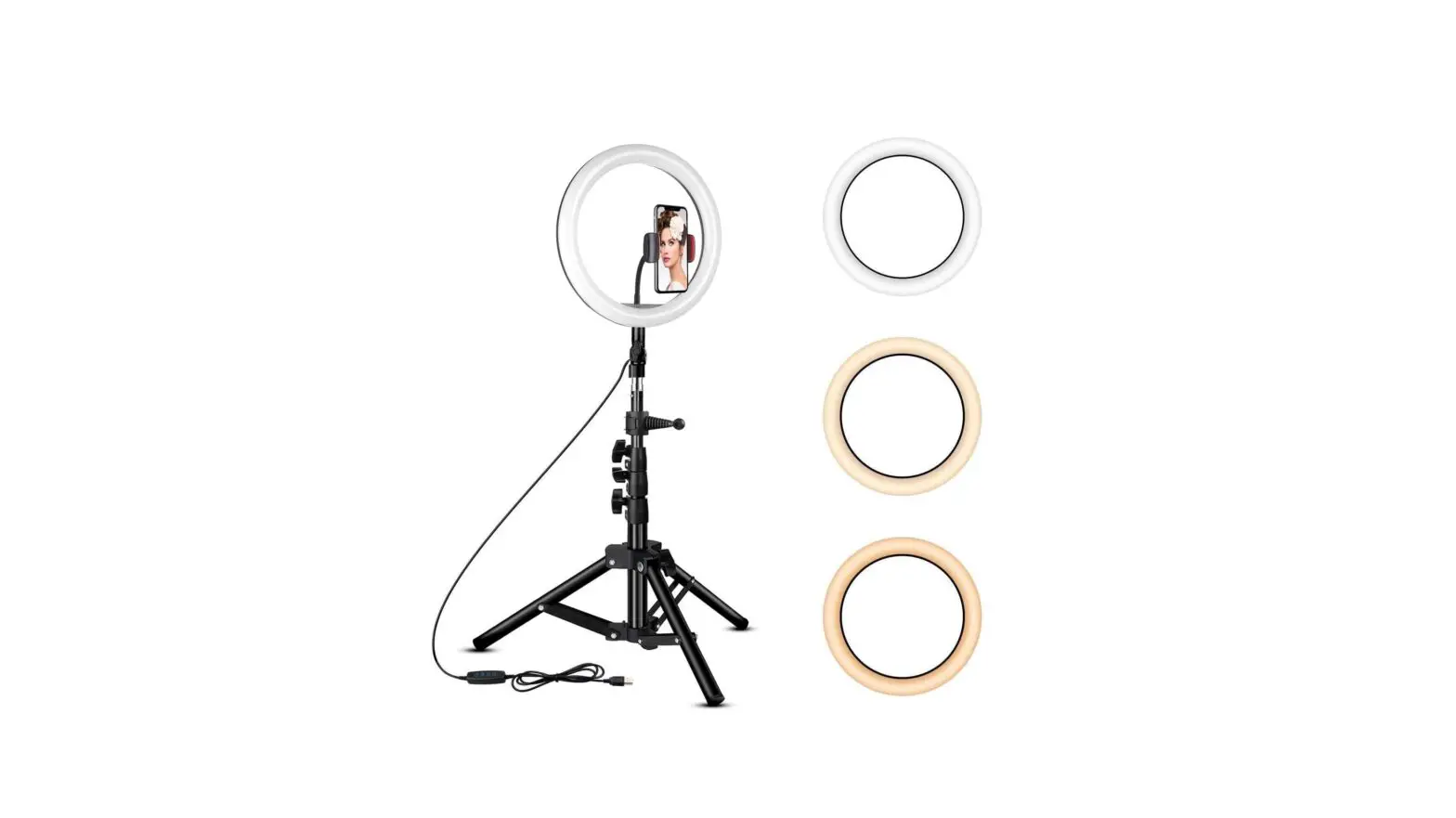 R2b 8720165904815 10-inch Ring Lamp With Tripod Instruction Manual
