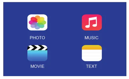 DBPOWER L22 Q6 Mini LCD Video Projector - Content