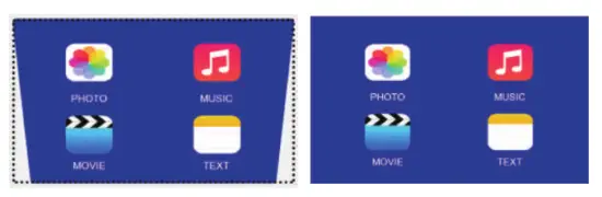 DBPOWER L22 Q6 Mini LCD Video Projector - Optical