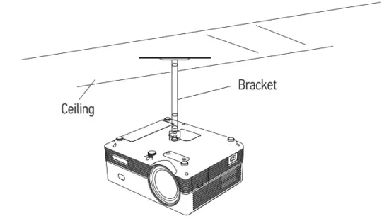 DBPOWER L22 Q6 Mini LCD Video Projector - Projector