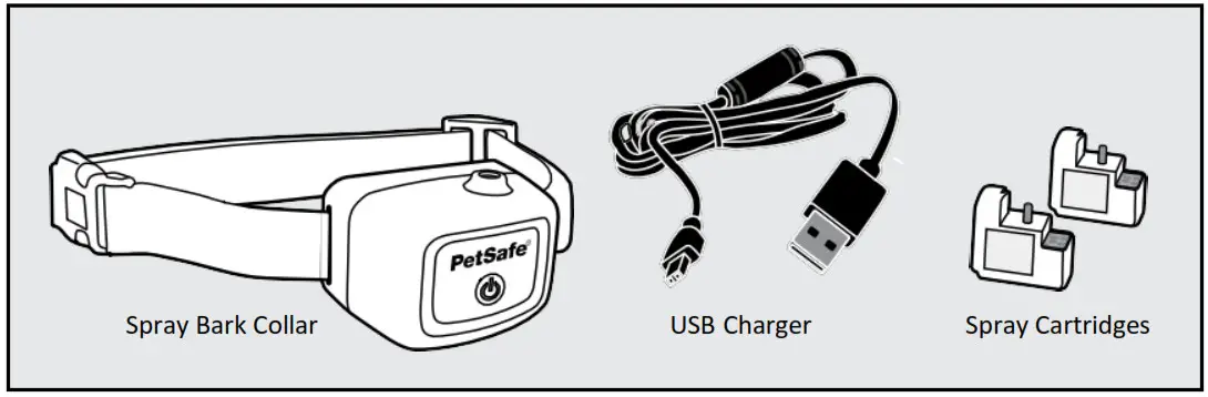 PetSafe PBC19-16370 Spray Bark Collar In the Box