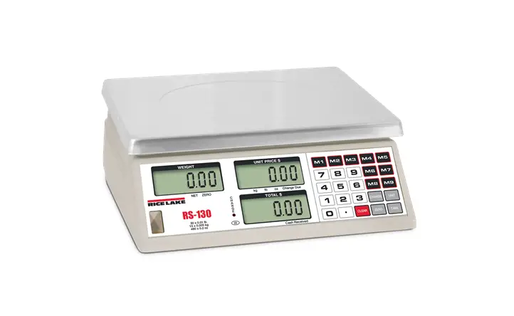 Rice Lake Rs-130 Price Computing Retail Scale User Manual Rice Lake Rs-130 Price Computing Retail Scale User Manual