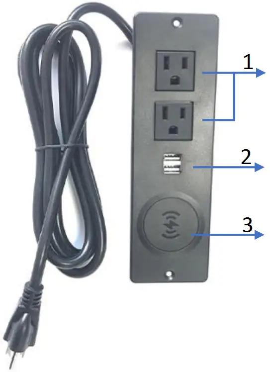 mingfuxin YY134-08 Furniture Power Distribution Unit A