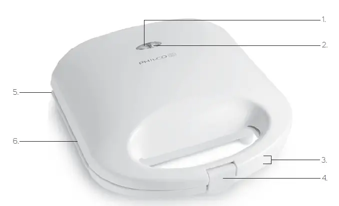 PHILCO PHSA 3500 Sandwich Maker 1