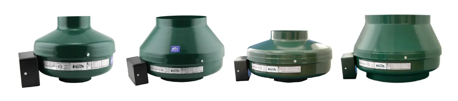 Spruce RL200 Metal Inline Ventilation Fan