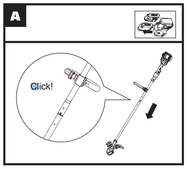 Assembling the Trimmer Shaft