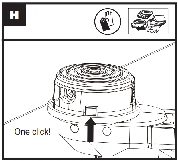 Manually feeding the line