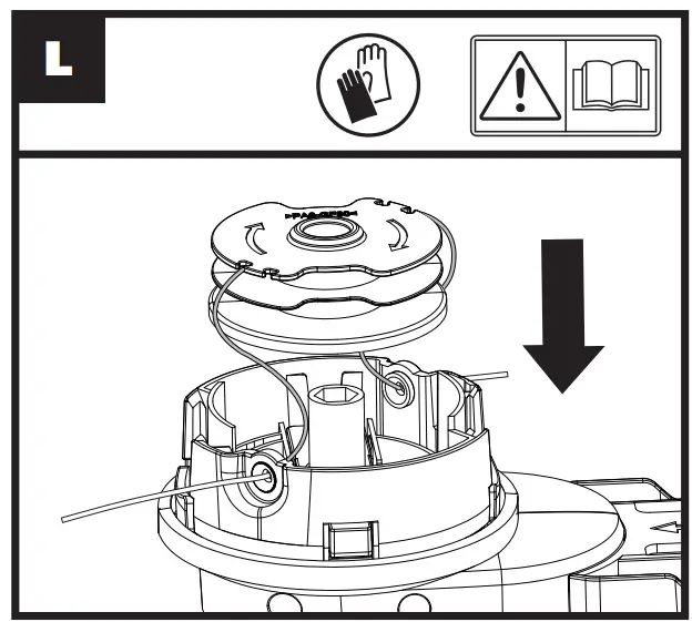 Changing the line spool