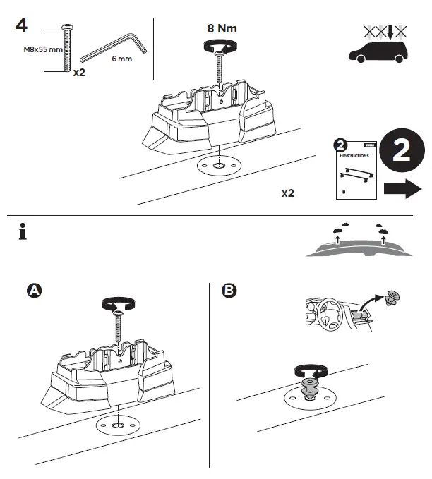 THULE-187008-Custom-Fitting-Kit-for-Mounting-Roof-9+