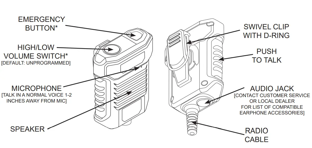 BK TECHNOLOGIES BKR0203 Radio Speaker Microphone-1