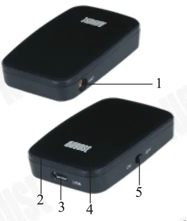 August Freeview TV Wifi Transmitter - parts name