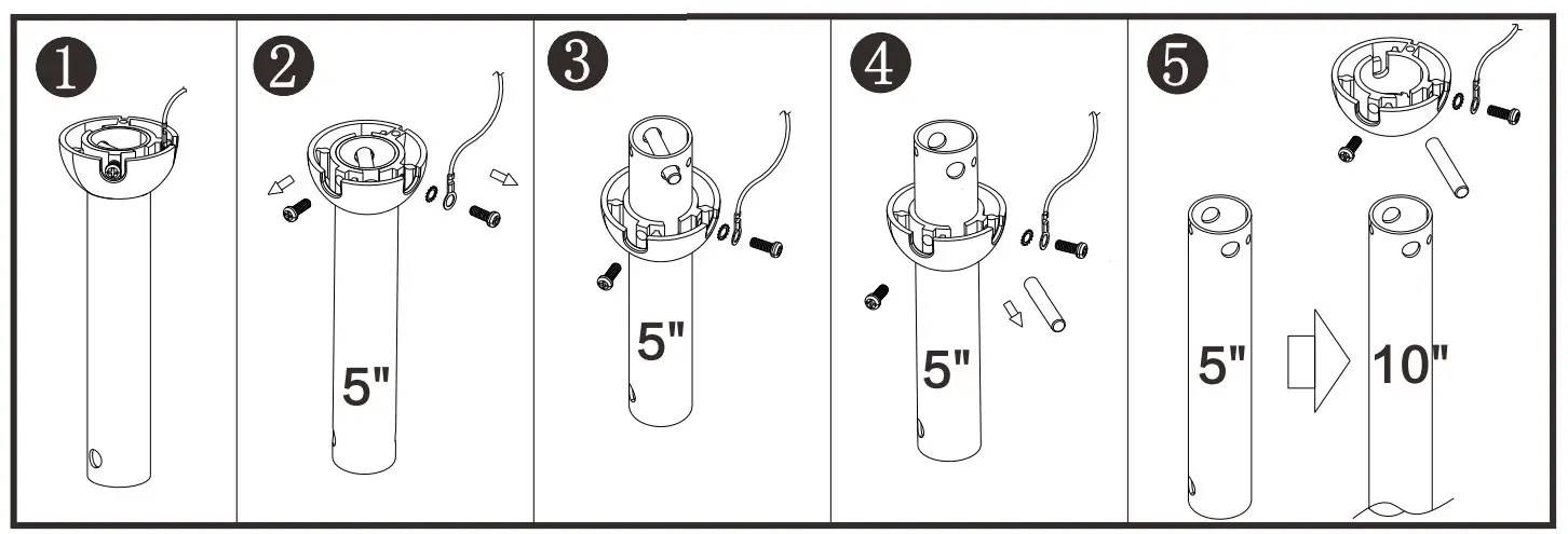 BOEKA ARCTURUS F31991P Series Ceiling Fan - Figure 11