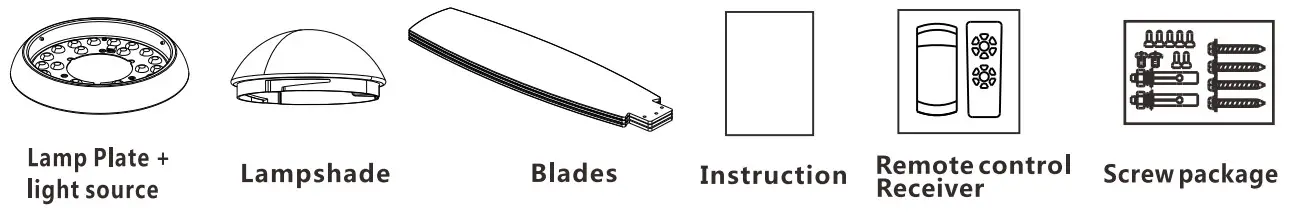 BOEKA ARCTURUS F31991P Series Ceiling Fan - Figure 7