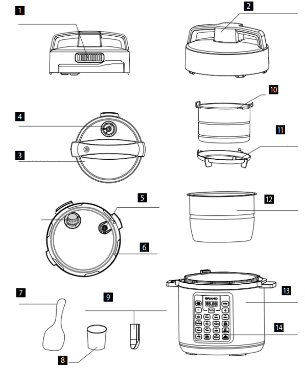 concept CK7000 Multifunction Pressure Cooker 2 in 1 - 1